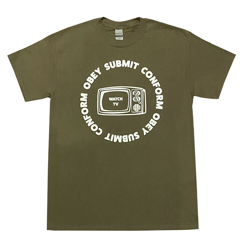 WATCH TV Tシャツ (OLIVE)