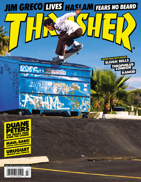 Thrasher Magazine 12年7月号 384 東京下北沢ショップcrime